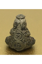 พระปิดตาปี 2539 ปิตตาทักษิณ นพฤทธิ์ หลวงพ่อดำ วัดนภาราม (ตากใบ) เนื้อสัมฤทธิ์ ปลุกเสกโดยหลวงพ่อดำ – ของแท้ พร้อมกล่องเดิมจากวัด No.41