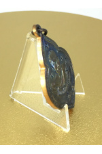 หลวงพ่อเงิน จิรธัมโม วัดโพรงงู พัทลุงปี 2556 หลวงพ่อเงิน จิรธัมโม เหรียญเสมาหน้าแก่ หรือเหรียญเสมานิยม ตอกรหัสเหรียญ 424 No. 110