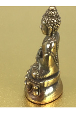 พระกริ่ง สุมงคลมุนี วัดพิมพาวาส ฉะเชิงเทราปี 2552 พุทธบูชามูลนิธิ ใต้ฐานตอกรหัส "890" No. 127