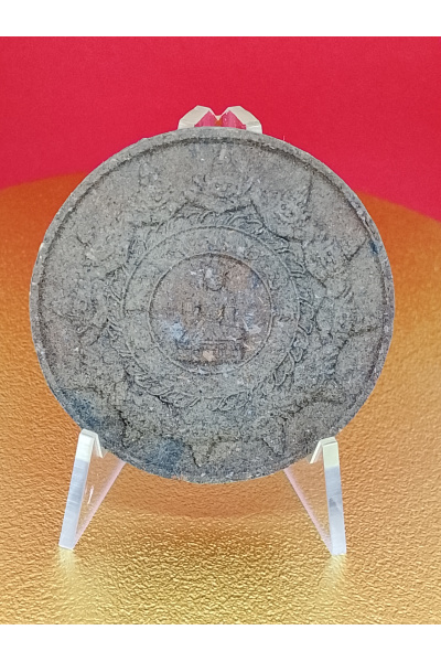 (3 cm. size) Sacred Jatukam Ramathep Amulet – “Ajarn Thong Tao” Wat Khao Aor First Edition (B.E. 2550 / 2007) – Protection, Safety &amp; Blessing of Safe Passage – No.162