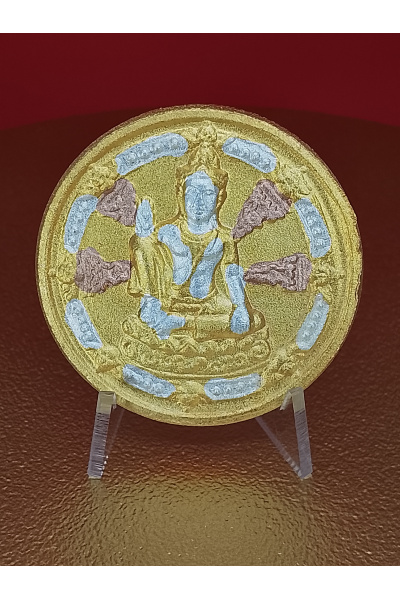 (5 cm. size) Sacred Jatukam Ramathep Amulet – Batch 1, Wat Khao Or (2007) – Lucky Charm for Wealth &amp; Business Success No.172