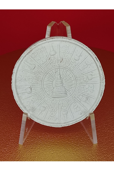 (4 cm. size) Jatukam Ramathep – “Bucha Khun Phra That: Money Flow Edition” – Wat Phra Mahathat Woramahawihan, Nakhon Si Thammarat – Wealth, Financial Flow &amp; Trade Blessing – No.196