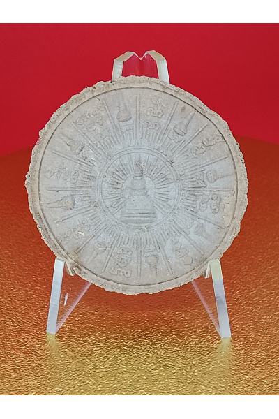 (4 cm. size) Jatukam Ramathep – “Bucha Khun Phra That: Money Flow Edition” – Wat Phra Mahathat Woramahawihan, Nakhon Si Thammarat – Wealth, Financial Luck &amp; Trade Blessing – No.195